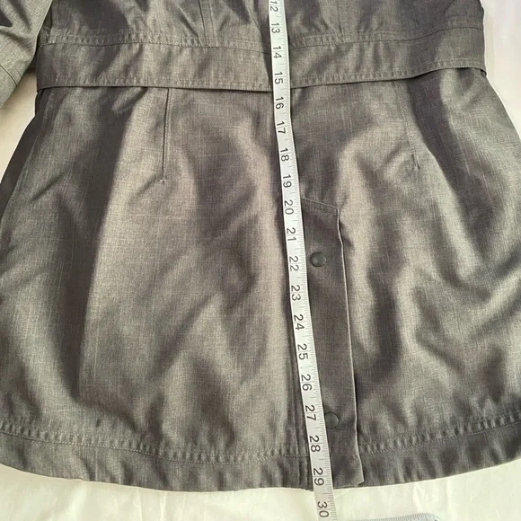 iridēon Gray Heather Herringbone Wind Breaker Utility Equestrian Jacket SZ M - Picture 11 of 11